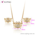 60830-Xuping Summer Popular Crab Jewelry Elegant Set